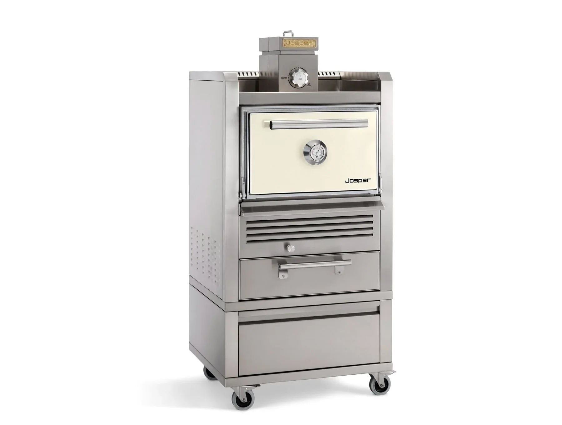 Josper HJA-PLUS-S80-TD-HOME | Charcoal Oven with Table and Drawer