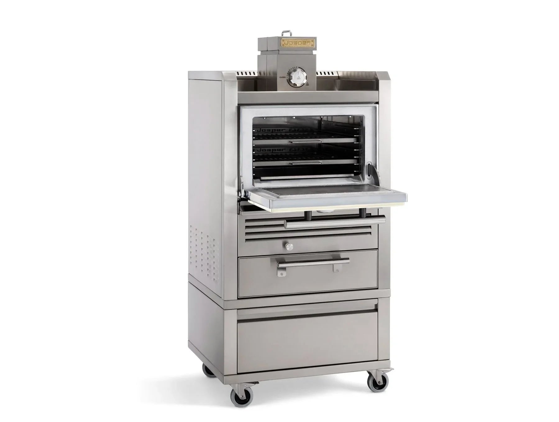 Josper HJA-PLUS-S80-TD-HOME | Charcoal Oven with Table and Drawer