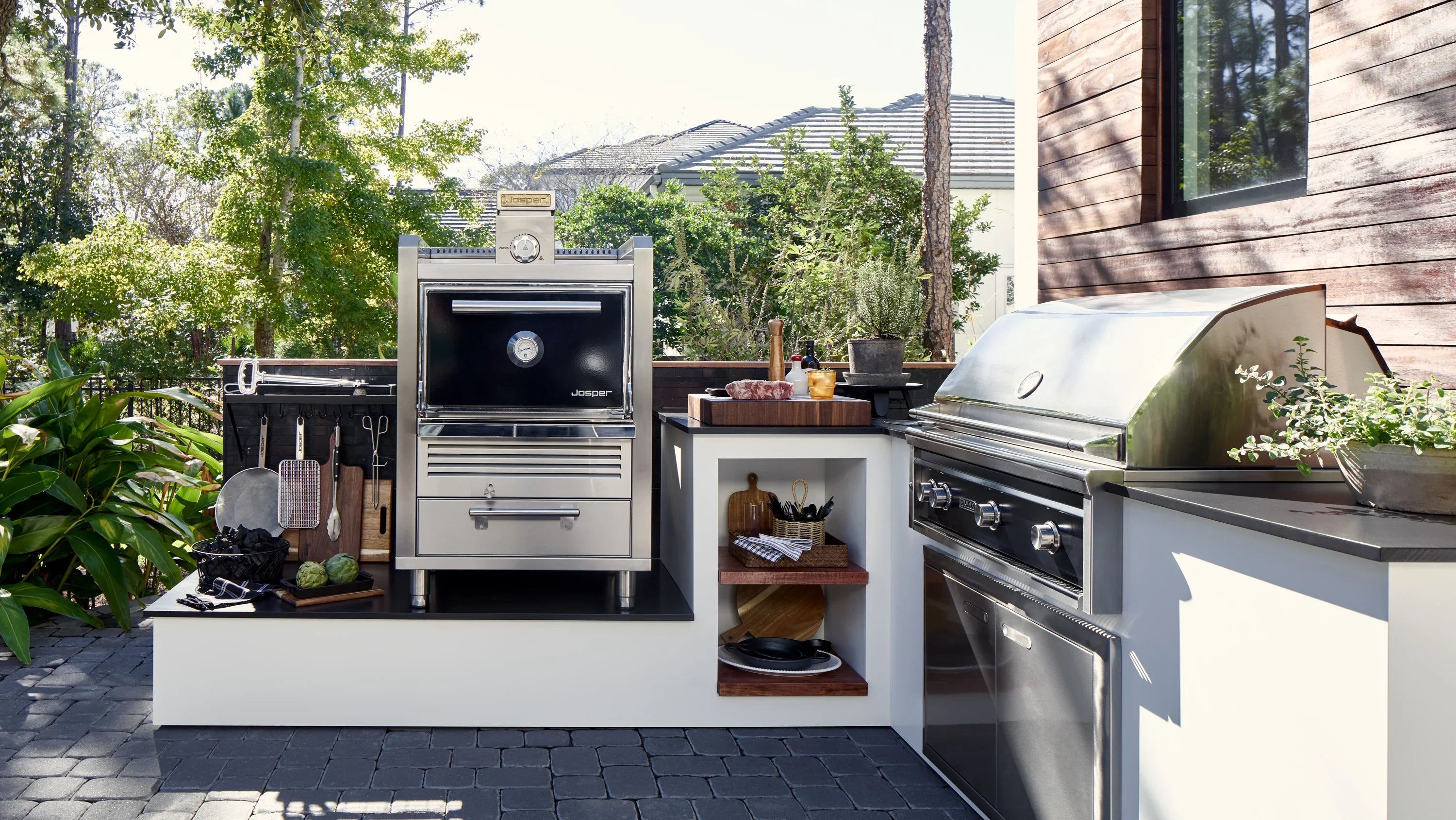 Josper HJA-PLUS-S80 HOME | Charcoal Oven for Backyard Cooking
