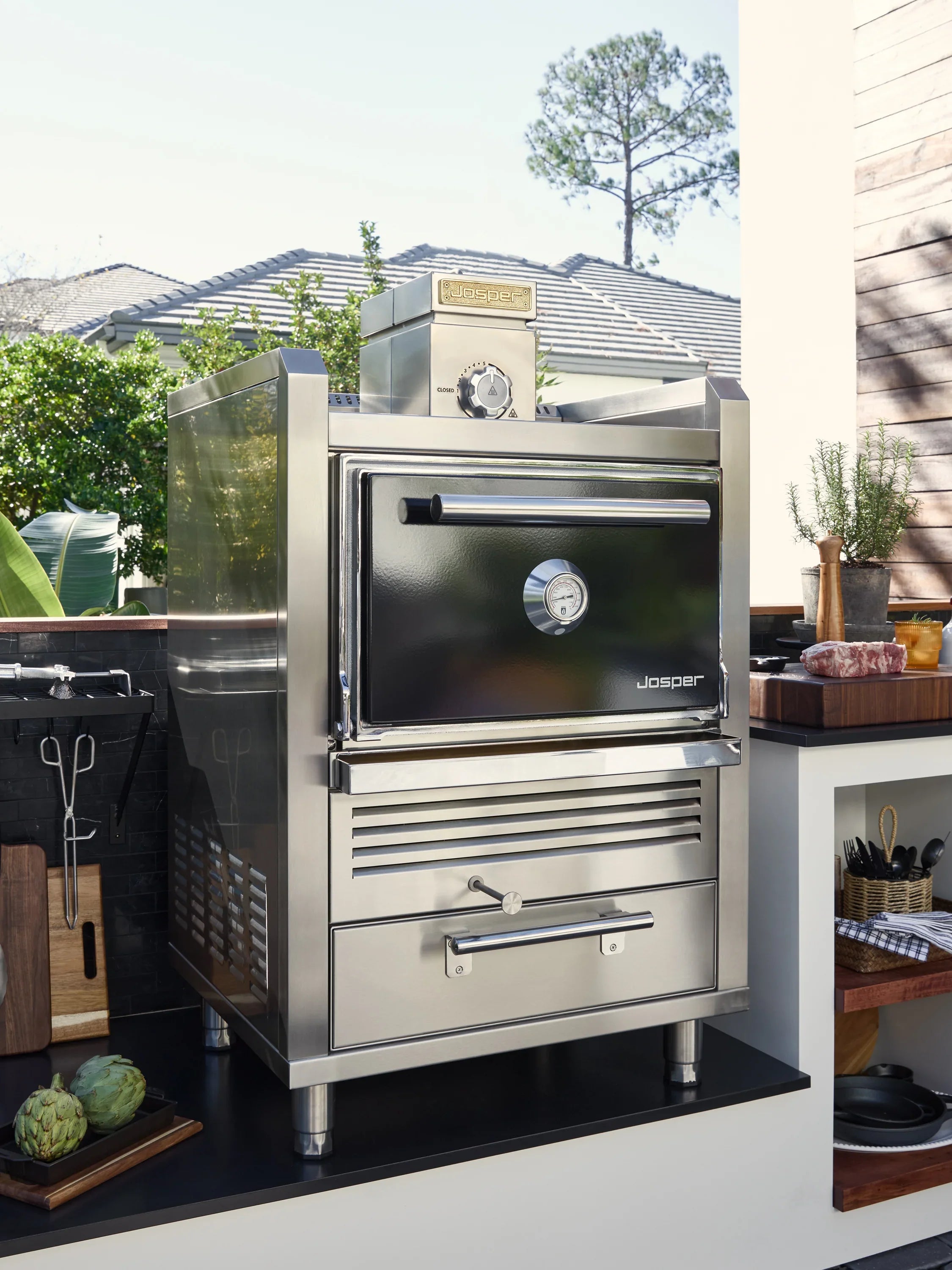 Josper HJA-PLUS-S80 HOME | Charcoal Oven for Backyard Cooking