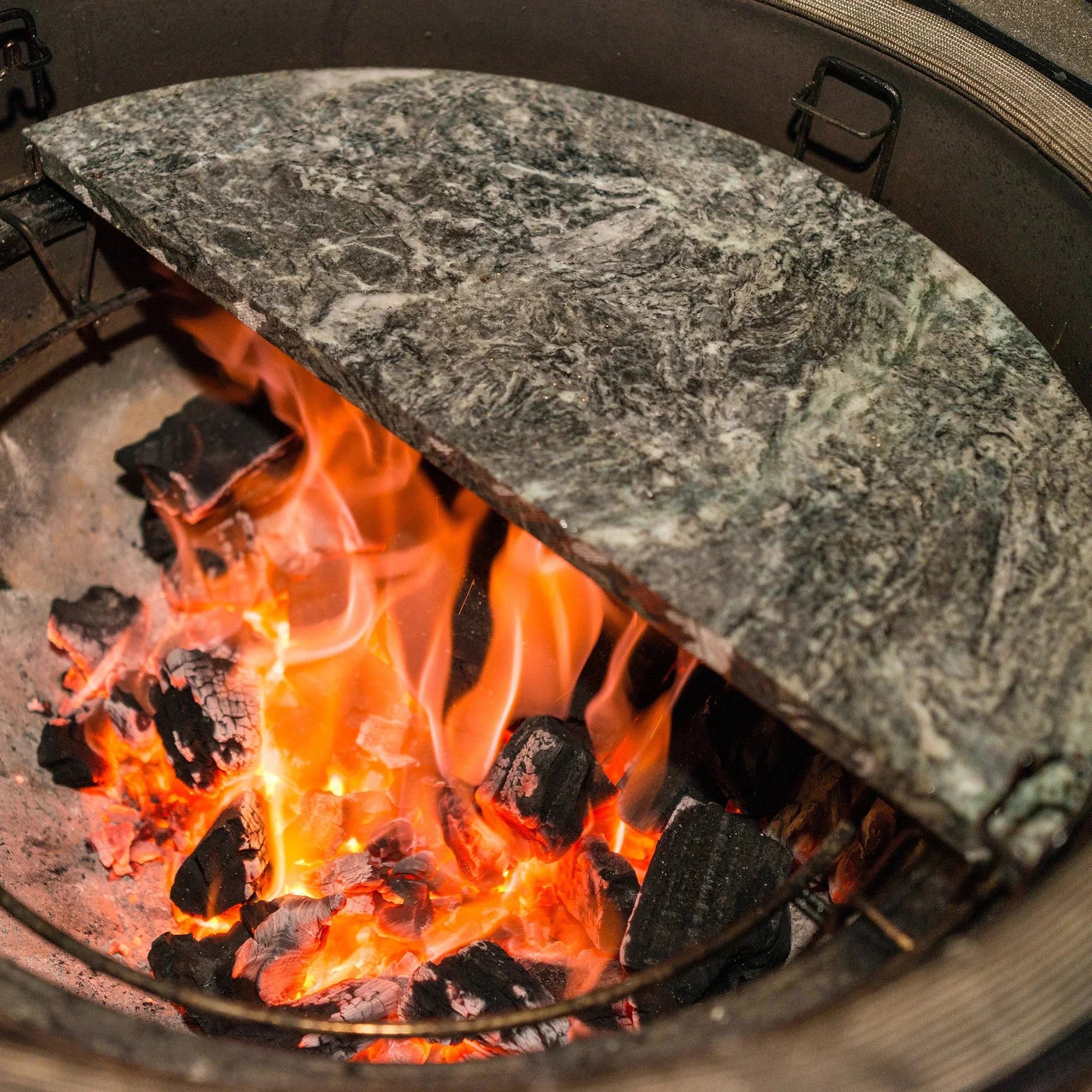Kamado Joe BJ-HCGSSTONE | Half-Moon Soapstone Cooking Surface