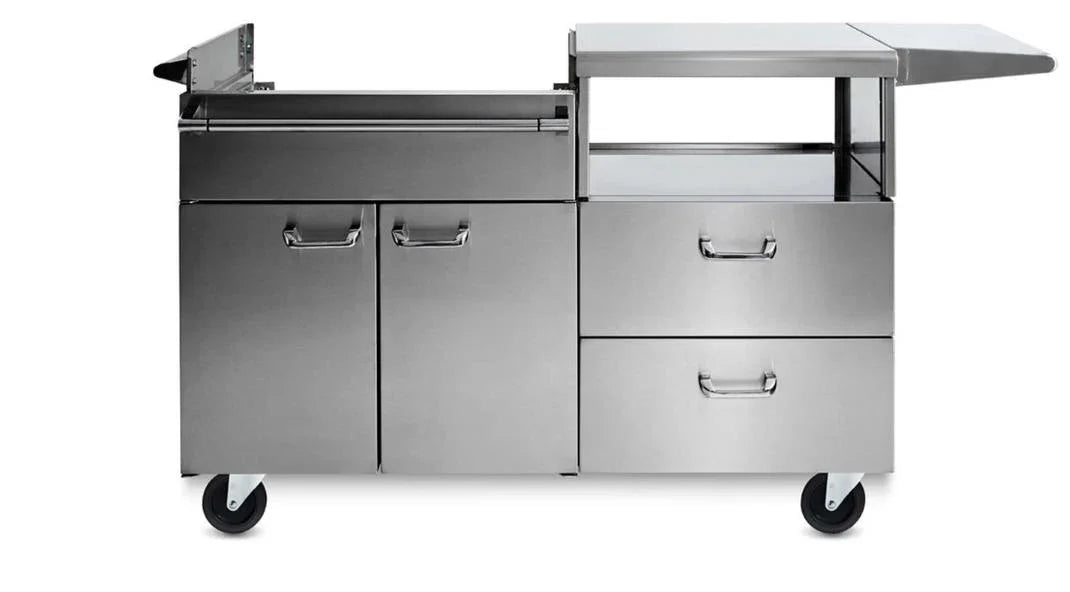 Lynx LMKC54 | Mobile Kitchen Cart | Compatible with Napoli Oven, Asado Cooktop, Smoker, Grill