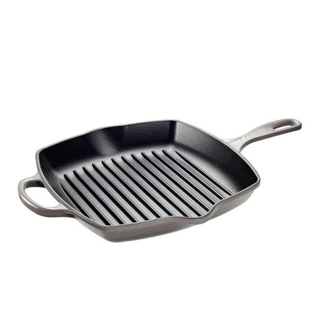 LE CREUSET  LS2021-267F 26 cm Square Skillet Grill Oyster