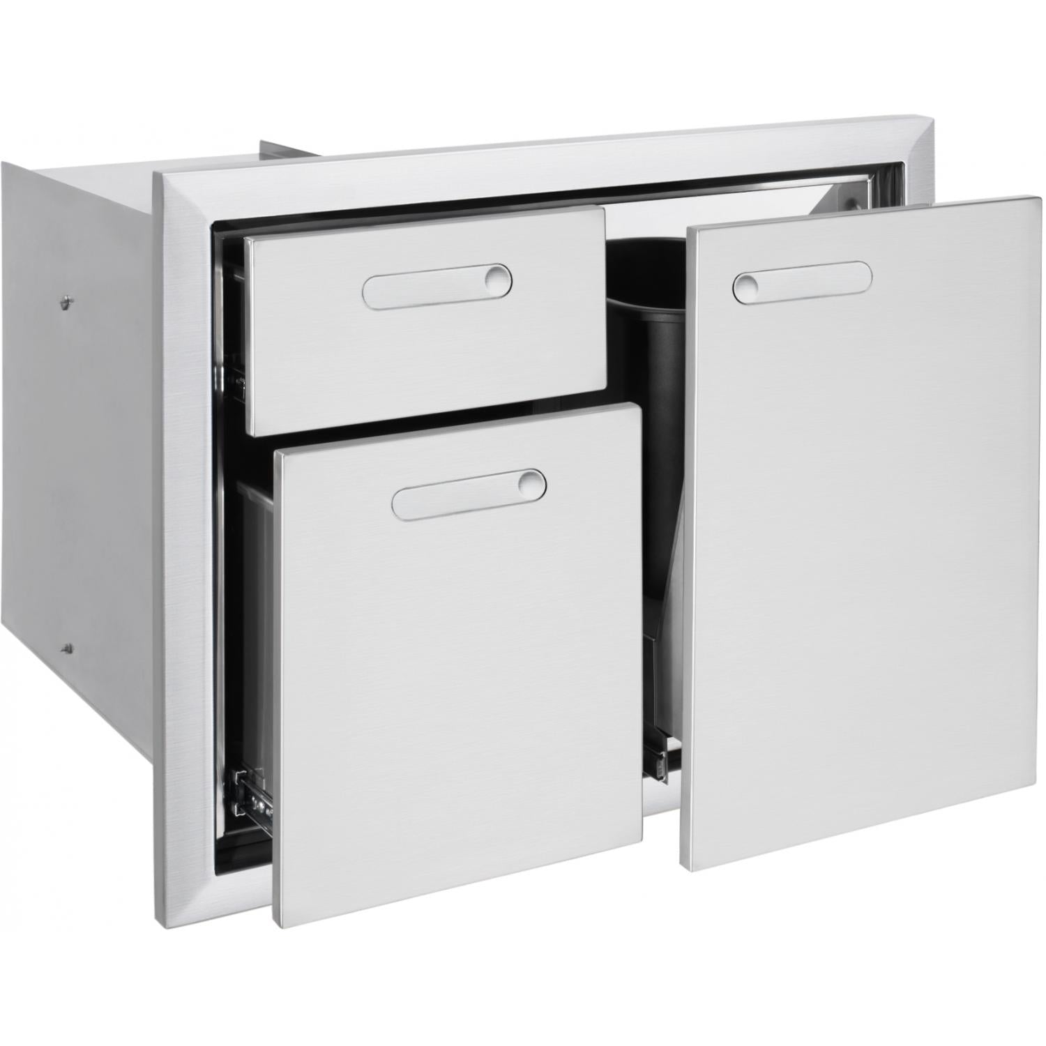 LYNX Ventana Trash Drawers Combo Unit | LTA30-4