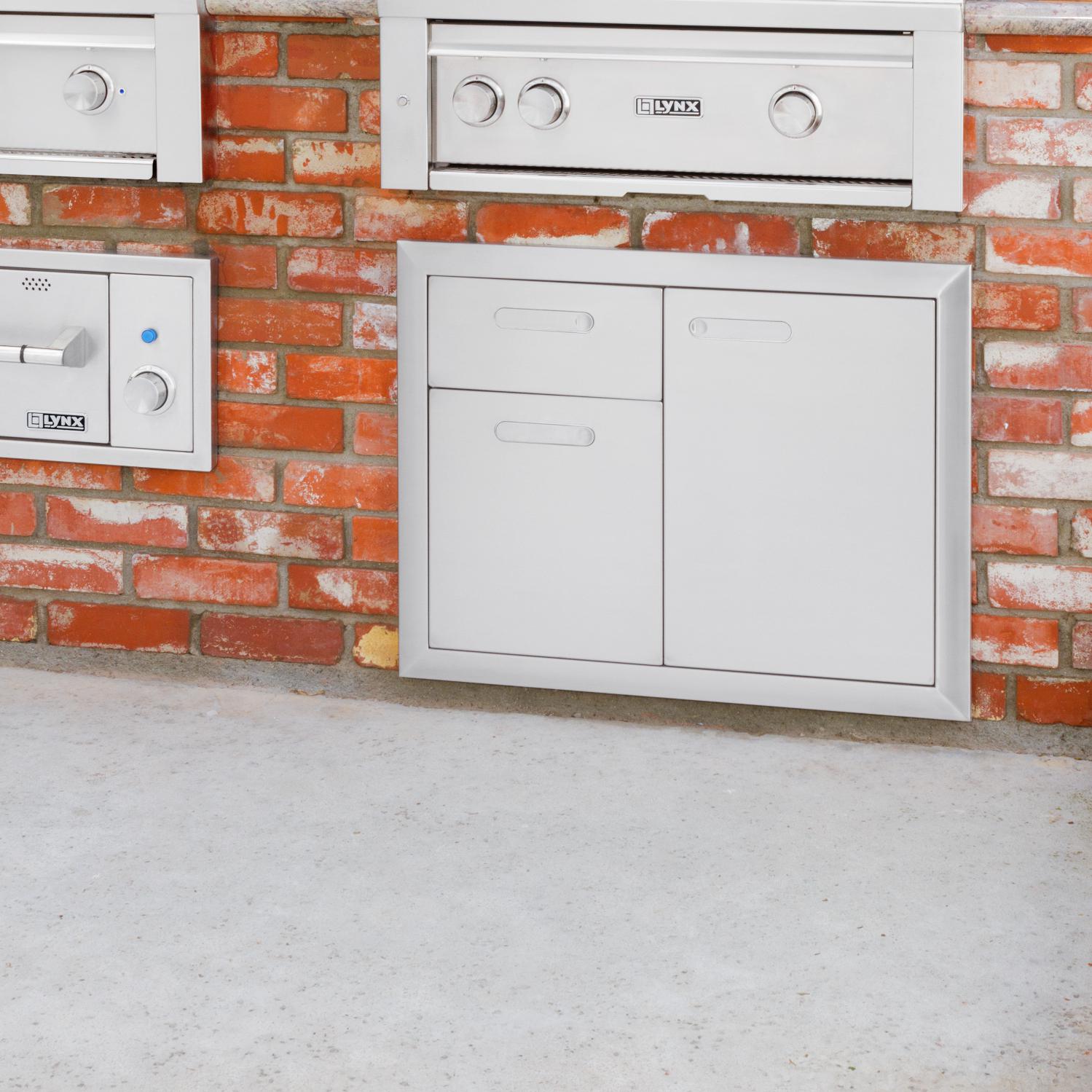 LYNX Ventana Trash Drawers Combo Unit | LTA30-4