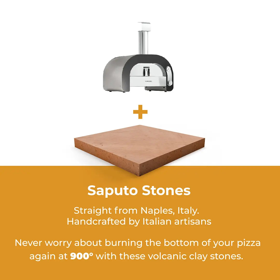 Fontana SET-SS | Saputo Biscotto Pizza Stones for Neapolitan Pizza Baking