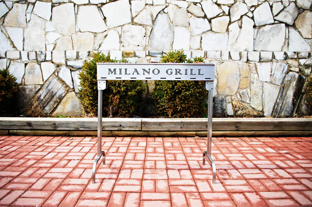 Milano HTM 1000-44 | Portable Grill Collection | Collapsible Stainless Steel Legs