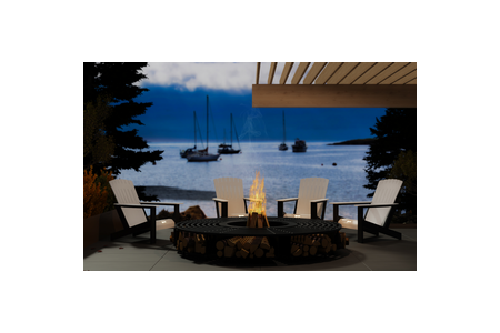 WRMTH Modern Carbon Muskoka  Chair