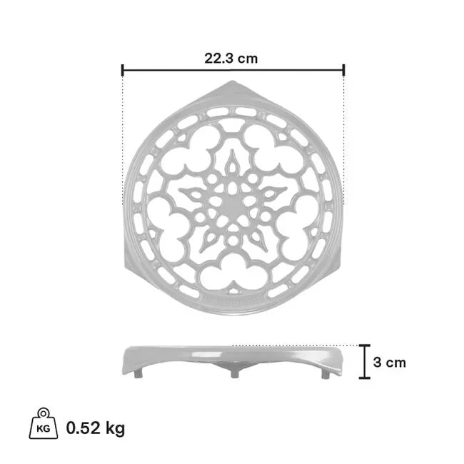 Le Creuset N0200-2 | Deluxe Round Trivet 23 cm