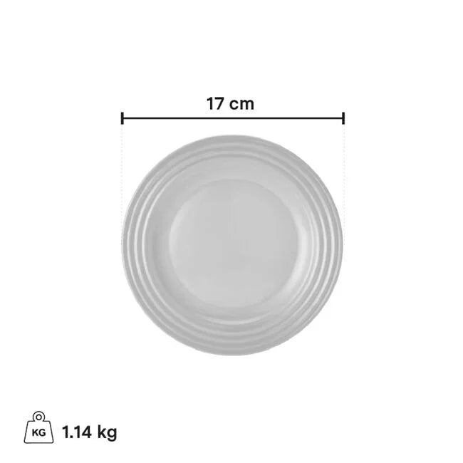 Le Creuset PG9504-177F | Appetizer Plates Set of 4 Oyster