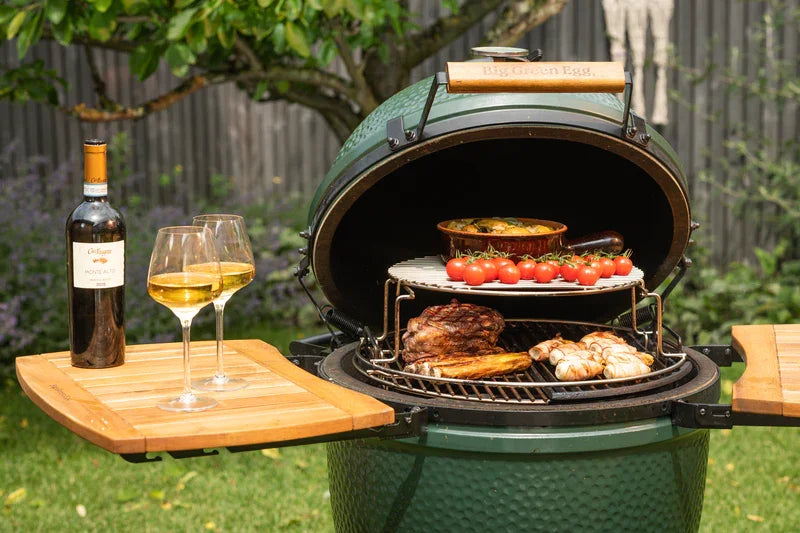 Big Green Egg 120663 | Solid Acacia EGG Mates Set of 2
