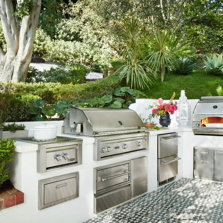 Lynx L42CC-1 | Outdoor Kitchen Convenience Center | Warming Drawer Utility Drawer LP Tray