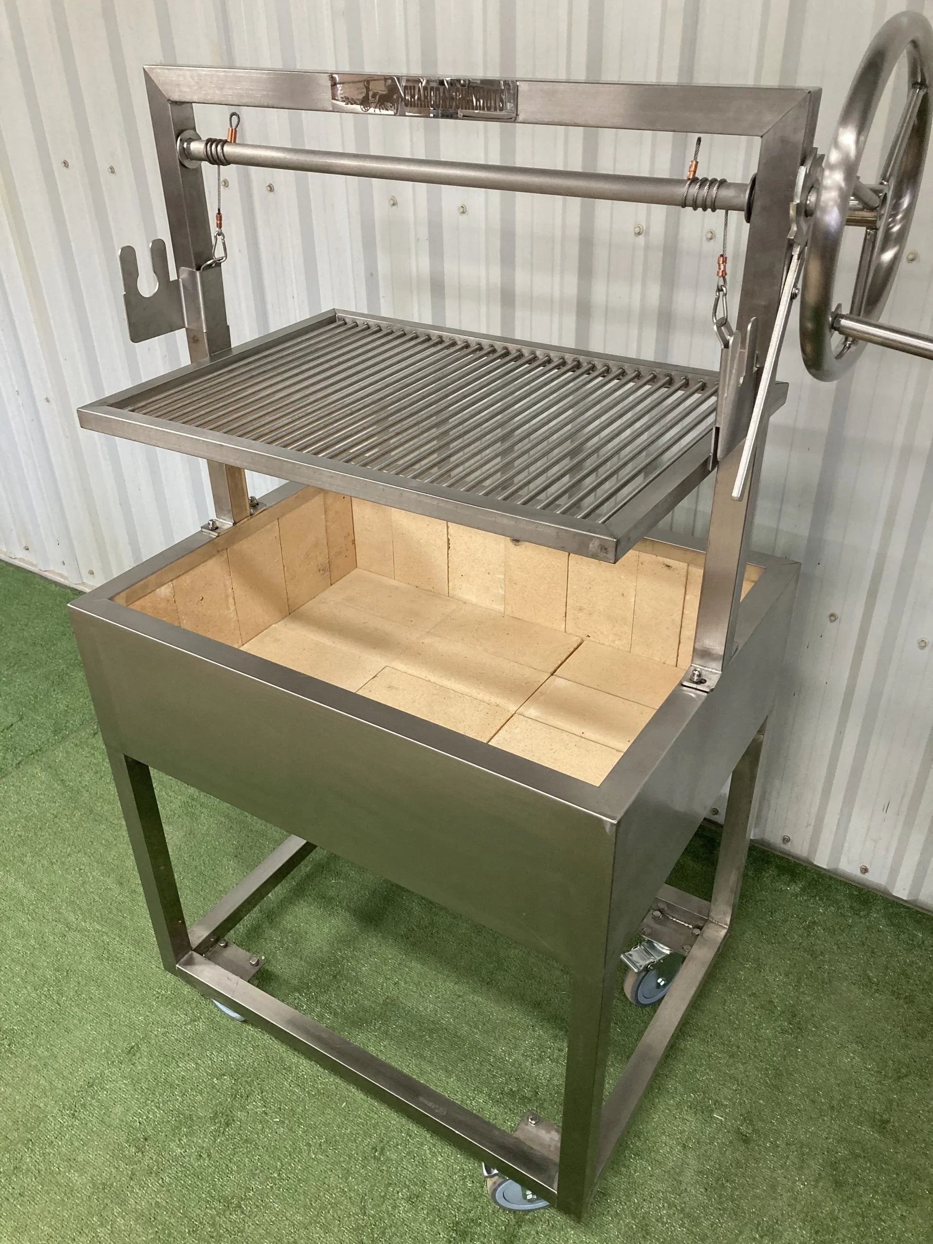 Charcoal Chariots POTENS32 | Argentine-Style Stand-Alone Grill