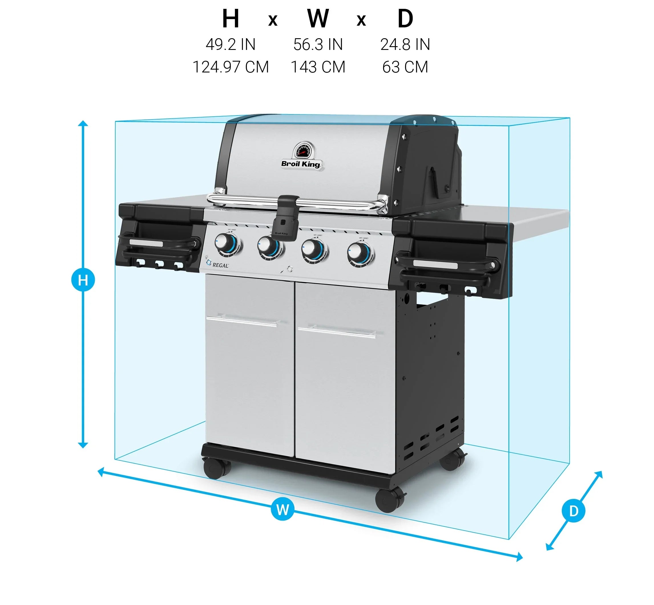 Broil King 956317 | Regal S 420 Pro Grill | 695 sq. in. Cooking Space