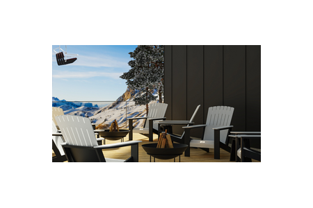 WRMTH Modern Carbon Muskoka  Chair