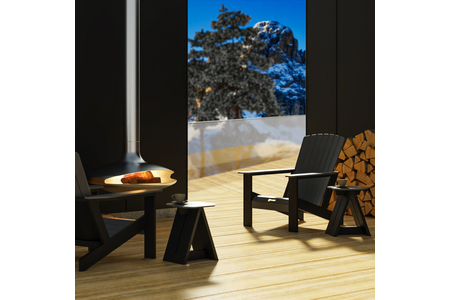 WRMTH Modern Carbon Muskoka  Chair