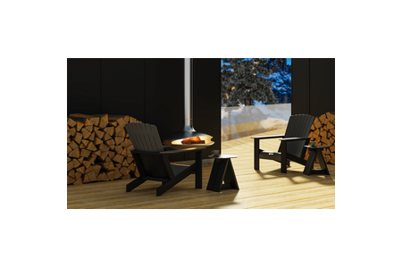 WRMTH Modern Carbon Muskoka  Chair