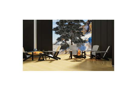 WRMTH Modern Carbon Muskoka  Chair