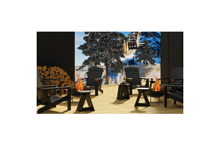 WRMTH Modern Carbon Muskoka  Chair