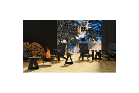 WRMTH Modern Carbon Muskoka  Chair