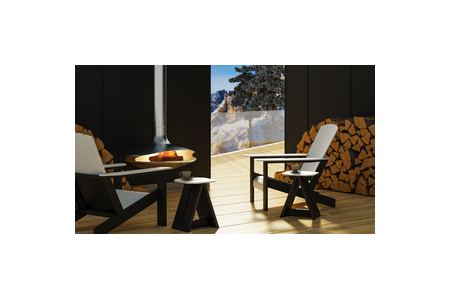 WRMTH Modern Carbon Muskoka  Chair