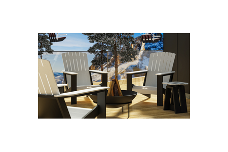 WRMTH Modern Carbon Muskoka  Chair