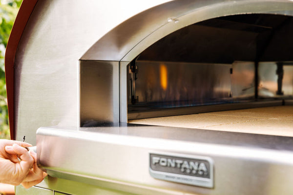 Fontana FTROM-H-A Roma HYBRID Single Chamber oven - 75,000 BTUs - Anthracite