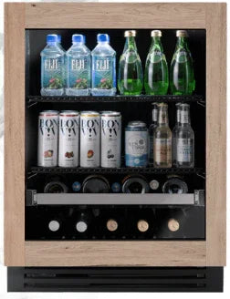 True-residential TUBADA | Beverage Center Ada | 2 Black Wire Shelves, 1 Wine Cradle | Outdoor