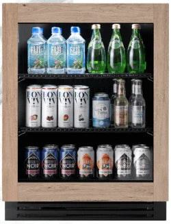 True-residential TURADA-24-RS | Undercounter Refrigerator Overlay Panel Ready 2 Black Shelves | Outdoor