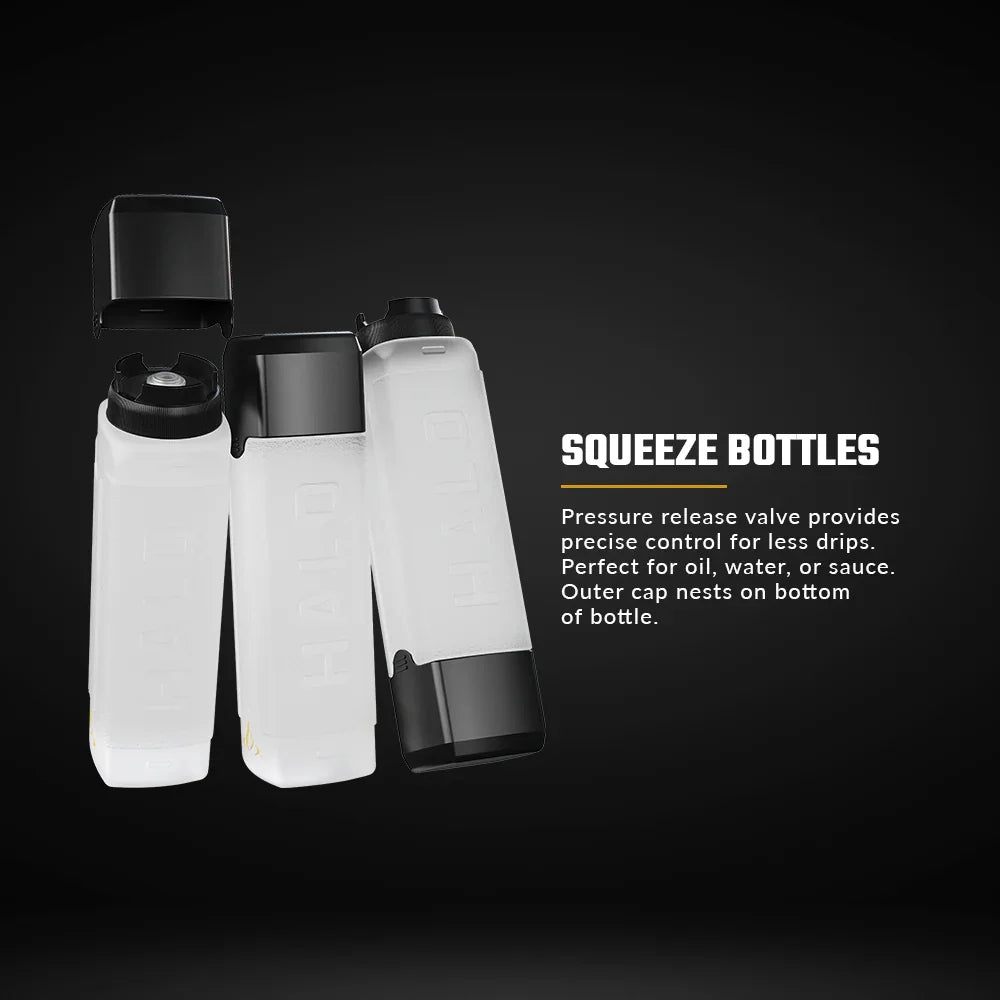 Halo HZ-3027 | HALO Elite Squeeze Bottles for Griddling and Cooking