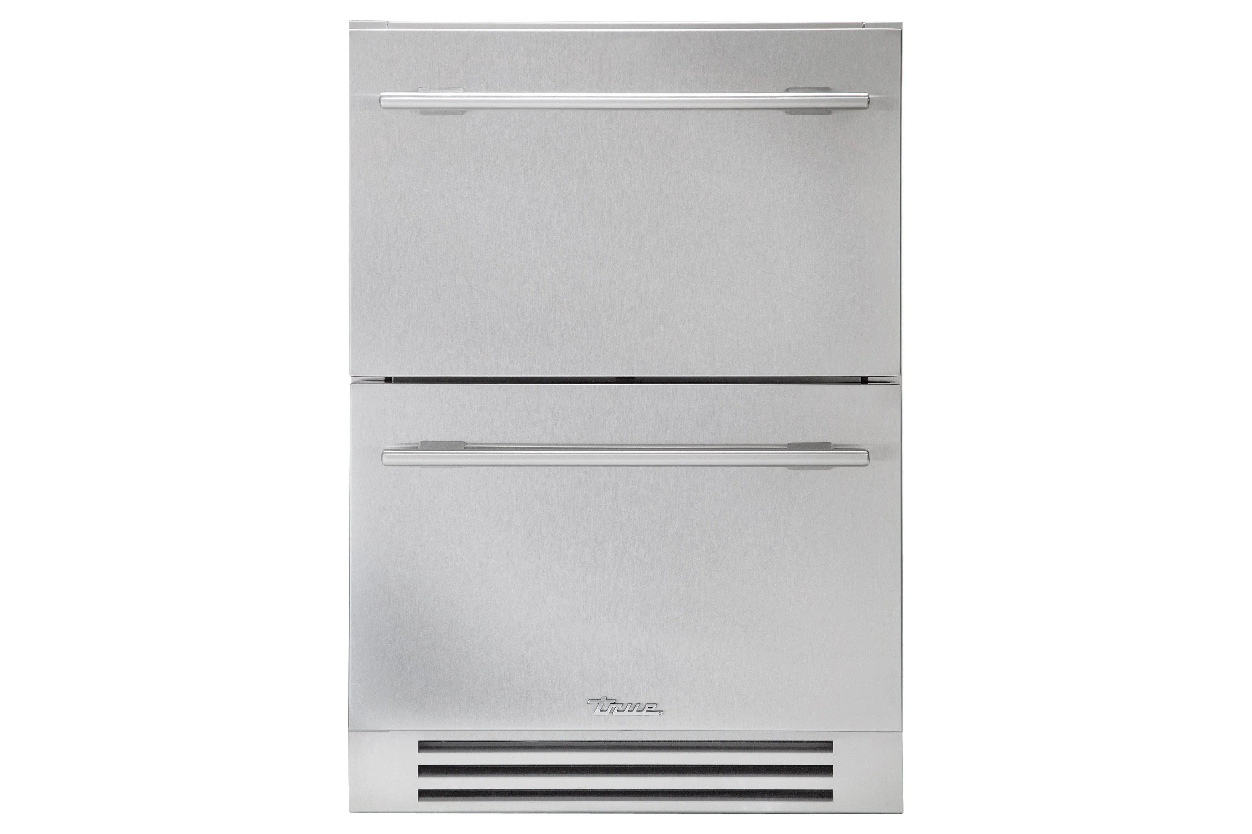 True-residential TUF-24-D | Undercounter Freezer Drawers | Solid Stainless Steel Drawers