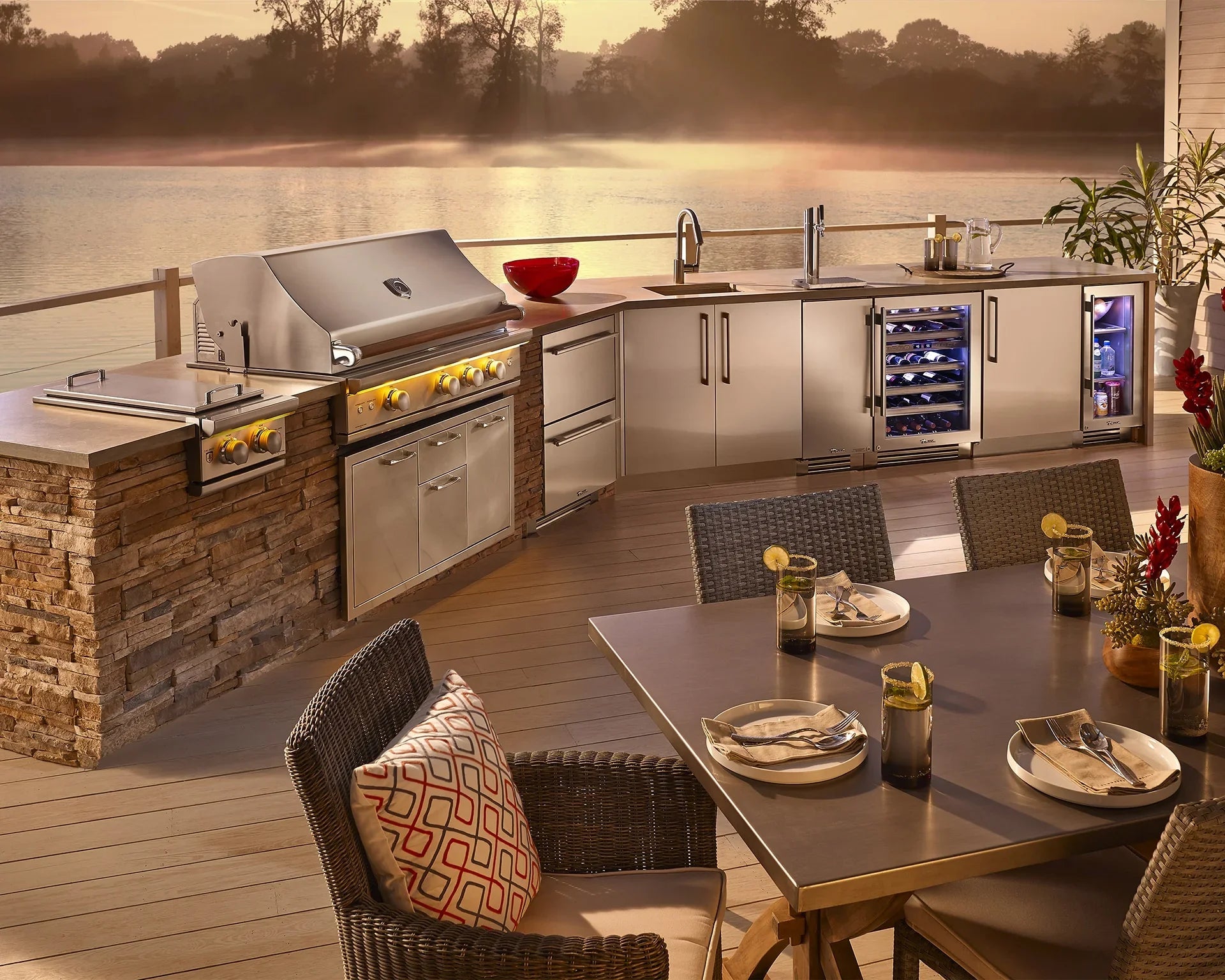 True-residential TURADA-24-D | Undercounter Refrigerator Drawers | Solid Panel Ready Drawers  | Outdoor