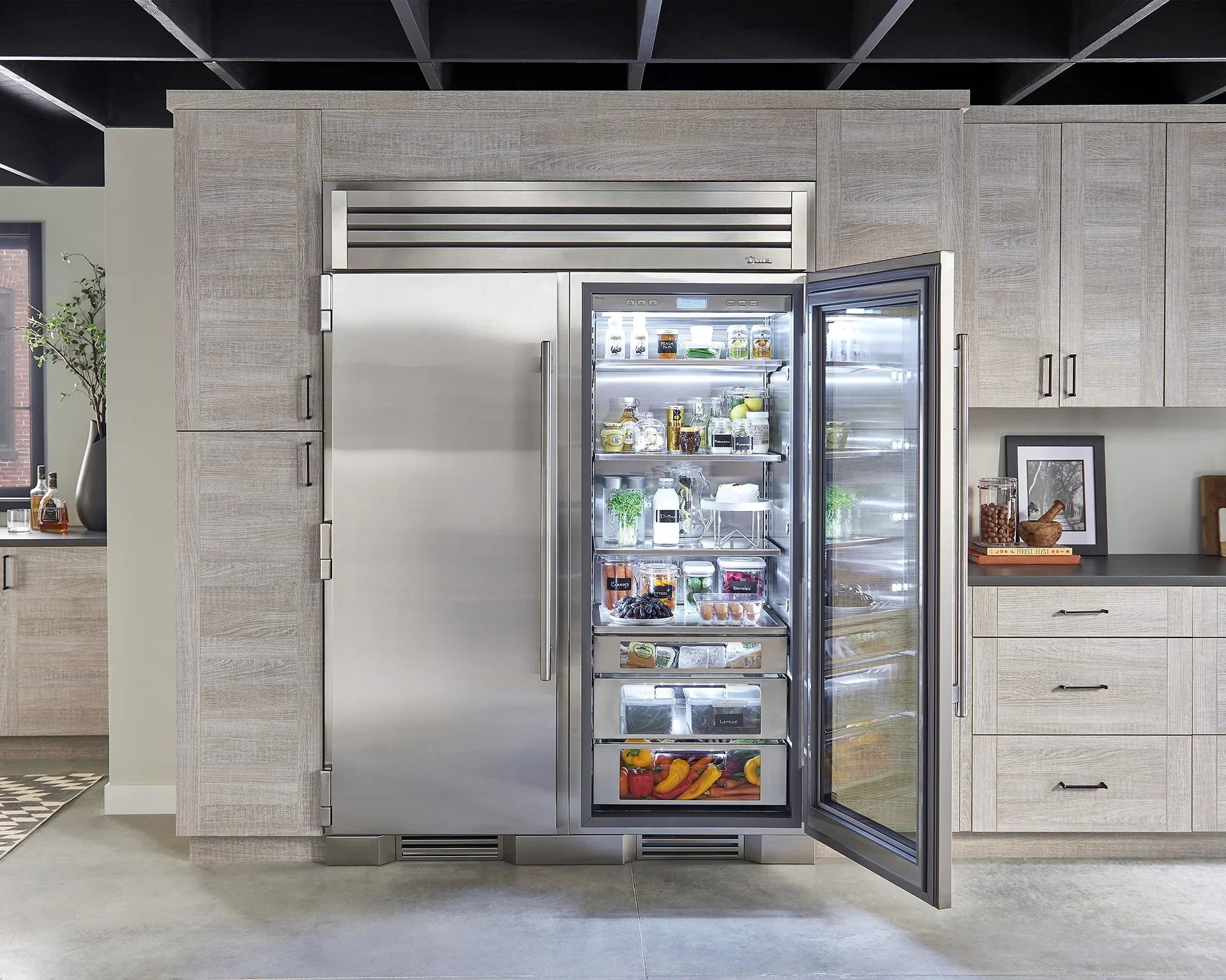 True-residential TR-30REF | Column All Refrigerator 30inch glass door
