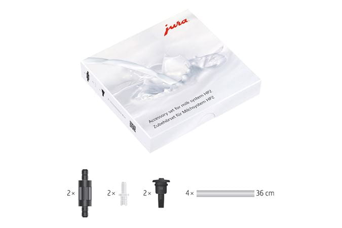 JURA Accessories Set - Milk System Parts Kit: 5 Connectors and 4 Hoses | 24116 HP2