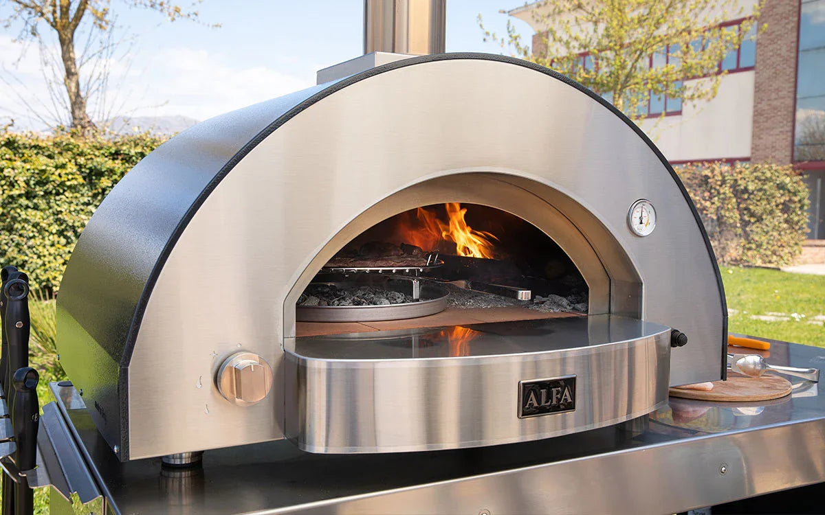 Alfa FXCL-2P-LGRA | CLASSICO 2 Pizze Wood-Fired Pizza Oven