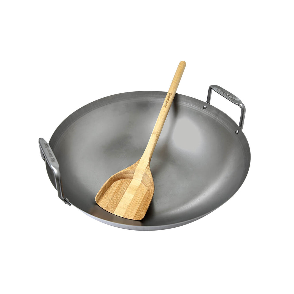 Big Green Egg 120779 Carbon Steel Wok (2XL - LG)