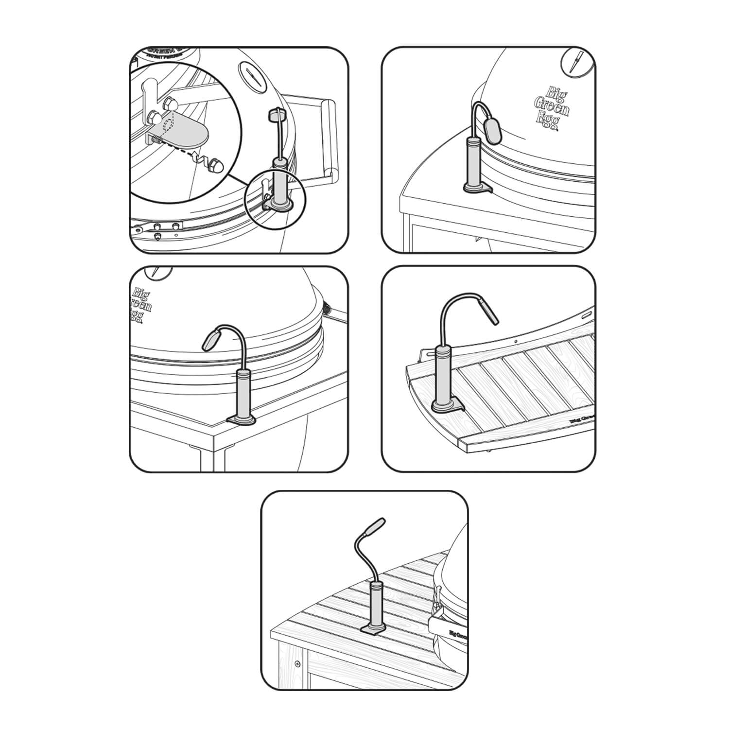 BIG GREEN EGG Flexible Grill Light | 122940