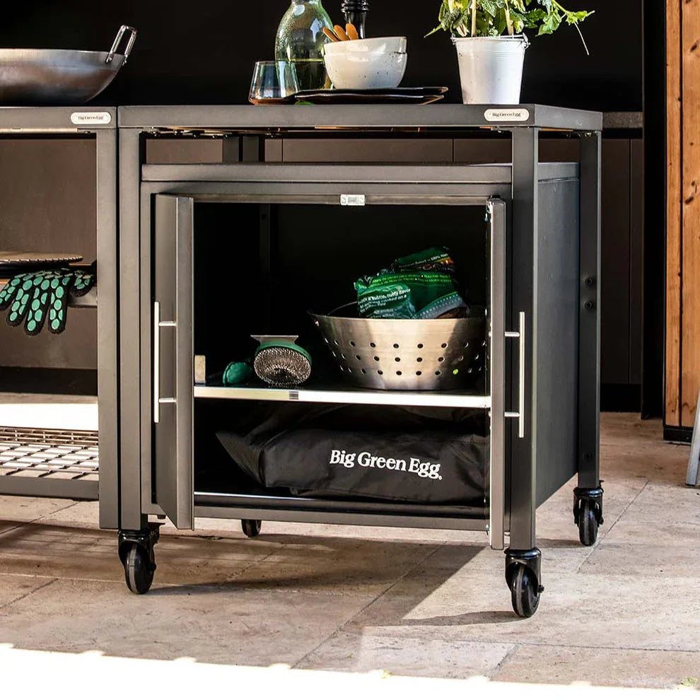 Big Green Egg 122247 | Modular Nest Expansion Cabinet | Outdoor Cooking Storage Solution