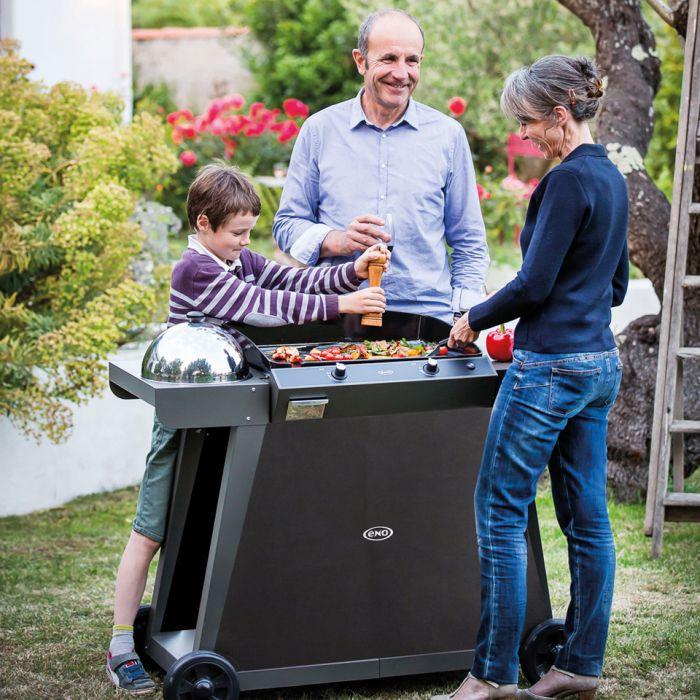 Eno CAB6048 | Bergerac 2400 Griddle Cart Cargo Grey