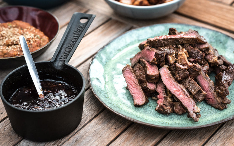 BIG GREEN EGG Sauce Pot and Brush Cast Iron | 117663