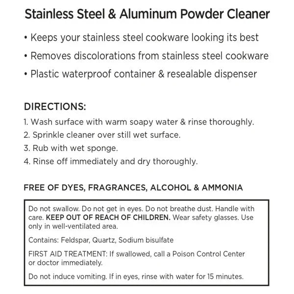 All-clad 00942 | Stainless Steel and Aluminum Cleaner | Cookware Maintenance
