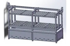 Charcoal chariots CHEFBASE48 | Chariot Grill | Chefbase Kitchen Model
