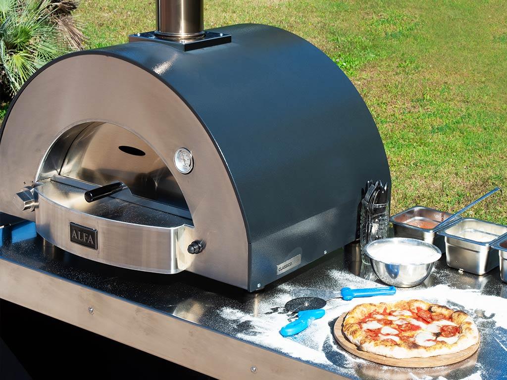 Alfa FXCL-2P-LGRA | CLASSICO 2 Pizze Wood-Fired Pizza Oven