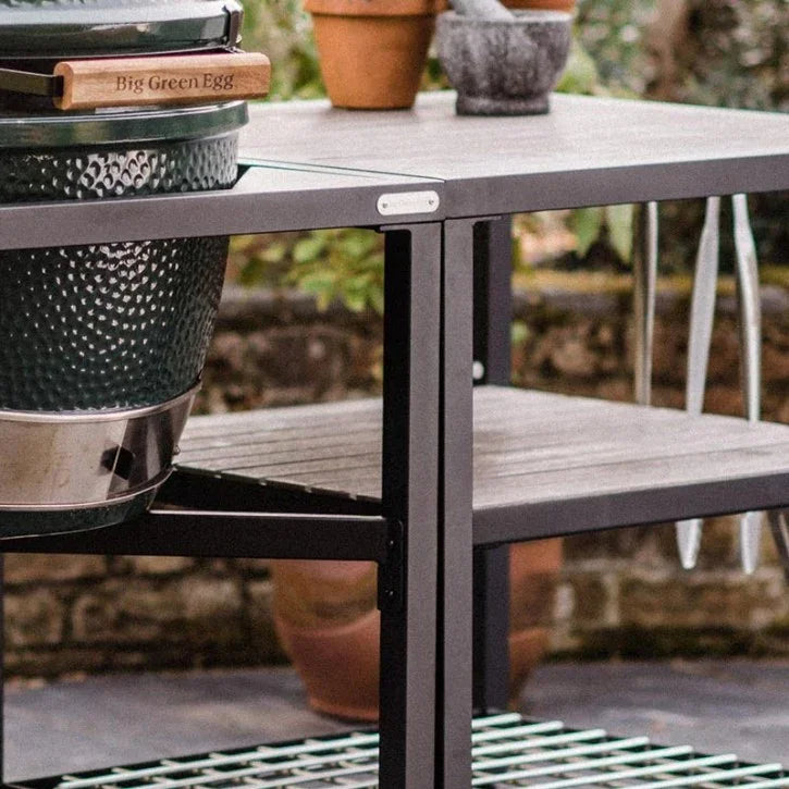Big Green Egg 120267 | Distressed Acacia Wood Insert for Modular Nest System