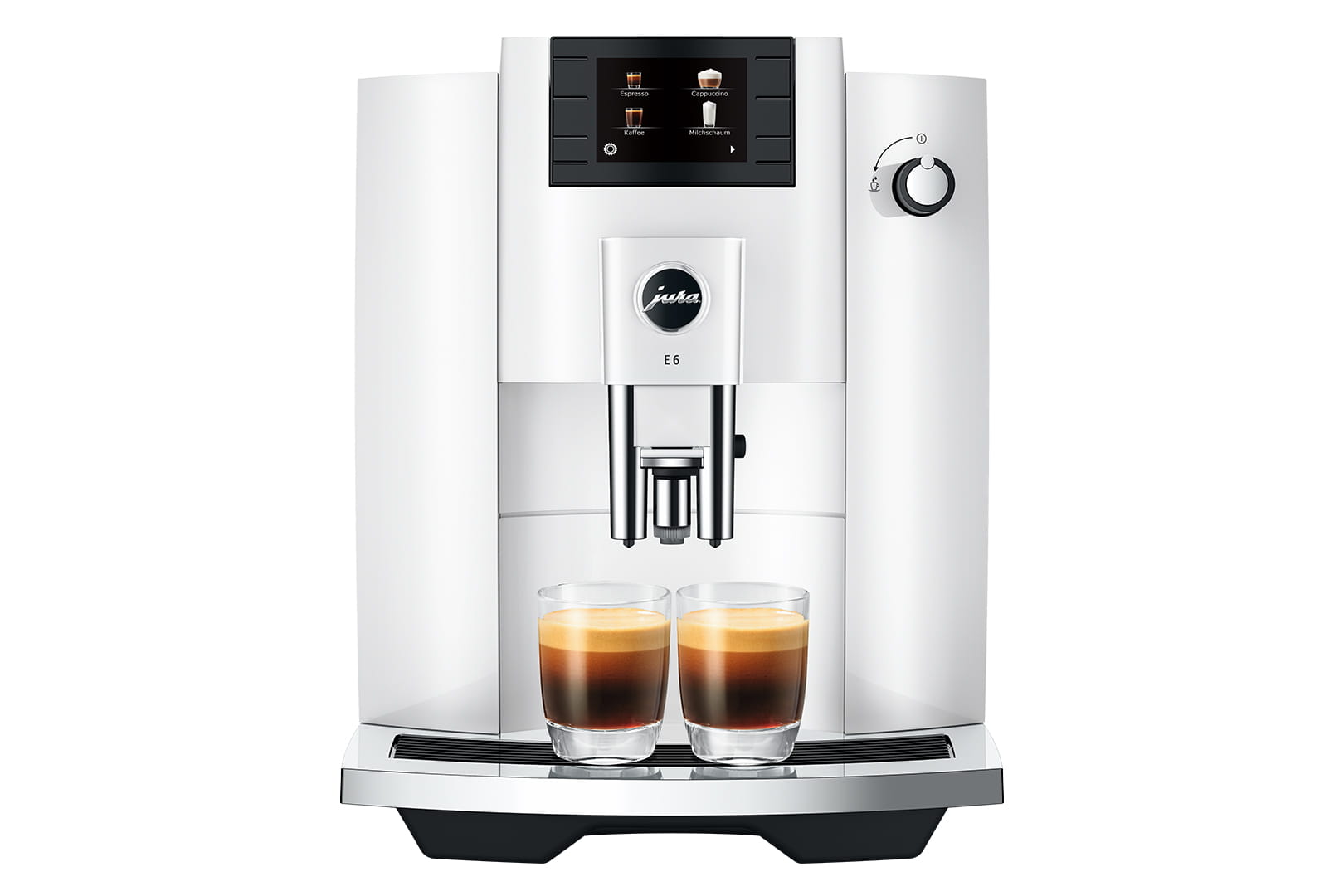Jura E6 - Piano White (NAC) | 15559 | Espresso Machine with Intelligent Water System and 11 Specialties