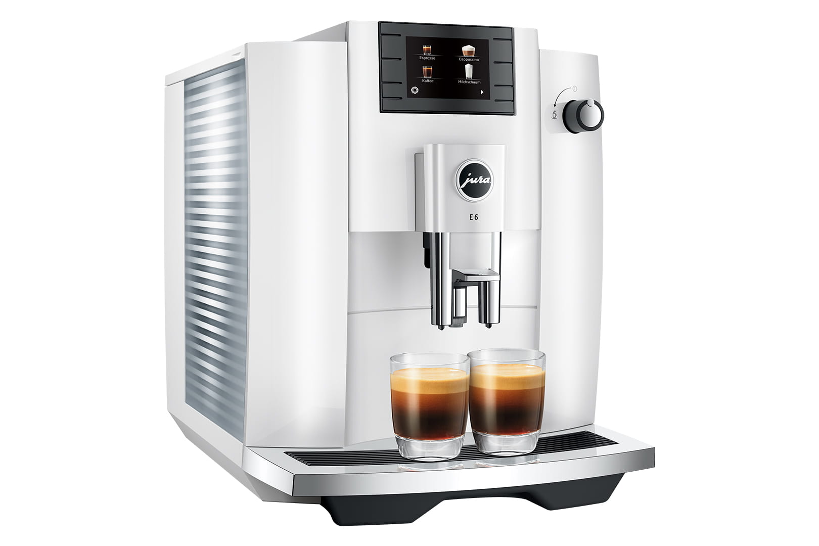Jura E6 - Piano White (NAC) | 15559 | Espresso Machine with Intelligent Water System and 11 Specialties