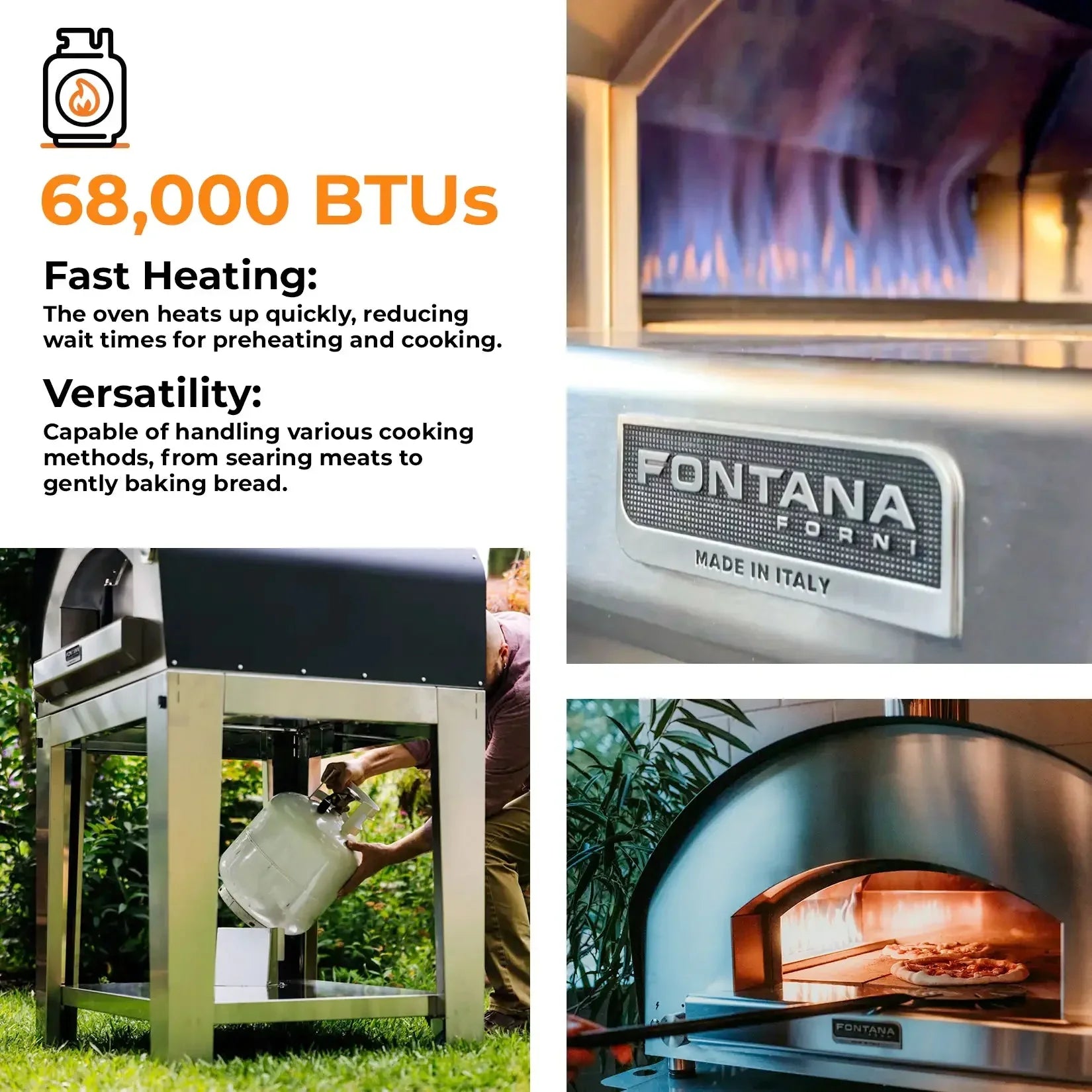 Fontana FTFIR-H | Firenze | Hybrid Pizza Oven