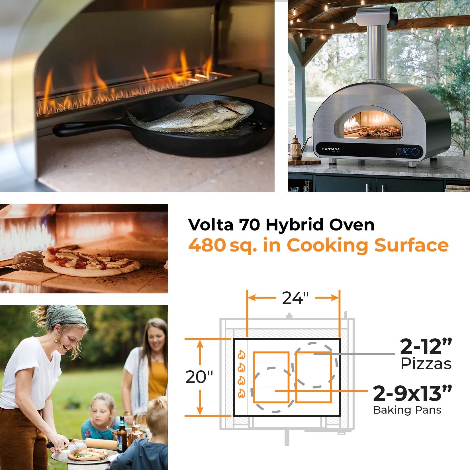 Fontana FFVOLTA70-B VOLTA 70 HYBRID - BLACK