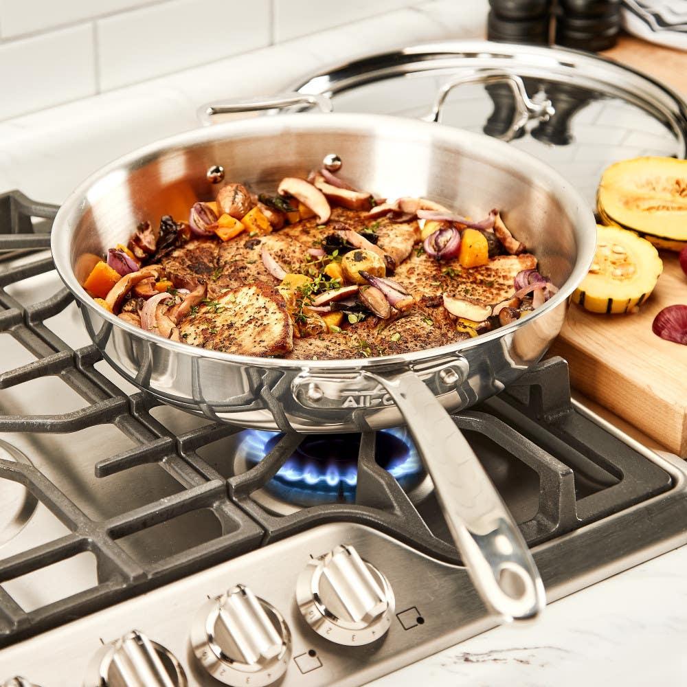 All-clad 401488LCAR | D3 Everyday 10-Piece Cookware Set