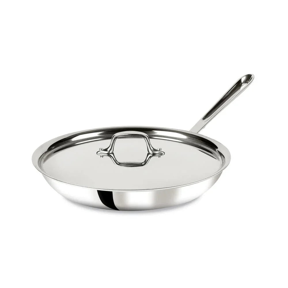 All-Clad 41126 | D3 Stainless 12-Inch Fry Pan with Lid